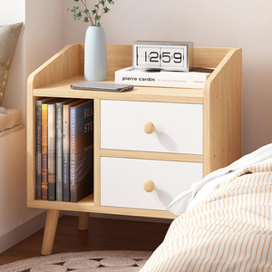 Mesita <span class=keywords><strong>de</strong></span> <span class=keywords><strong>noche</strong></span> alta <span class=keywords><strong>de</strong></span> madera <span class=keywords><strong>de</strong></span> estilo moderno, simple <span class=keywords><strong>y</strong></span> cómodo, adecuada para dormitorio o sala <span class=keywords><strong>de</strong></span> estar - Product Image 3