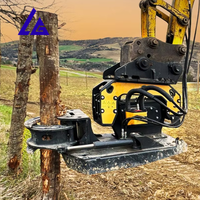 Marteau hydraulique à couple élevé avec grappin latéral pour le battage de pieux en acier lourd