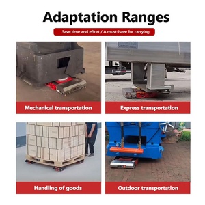 Zware elektrische verplaatsbare skates met afstandsbediening voor het verplaatsen van machines - Product Image 3