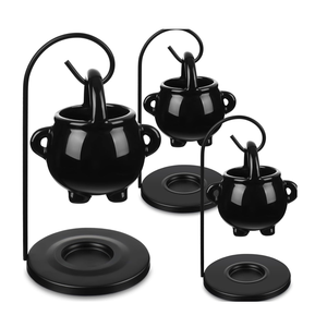 Décoration Sorcières Sorcellerie Halloween Brûleur à Huile Suspendu Bougies Chauffe-Cire Diffuseur d'Huile Essentielle Pour Festival - Product Image 1