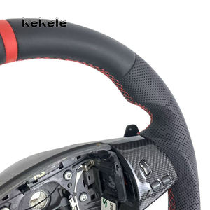 Haute qualité pour <span class=keywords><strong>Jaguar</strong></span> tout cuir volant en Fiber de carbone adapté F-PACE <span class=keywords><strong>E</strong></span>_PACE F-<span class=keywords><strong>TYPE</strong></span> toutes les séries prise en charge personnalisation - Product Image 3