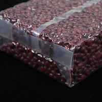 Emballage sous vide personnalisé en stock, robuste, transparent, de qualité alimentaire, imprimé en héliogravure, avec soufflet latéral, en forme de cube, pour perles de tapioca et riz