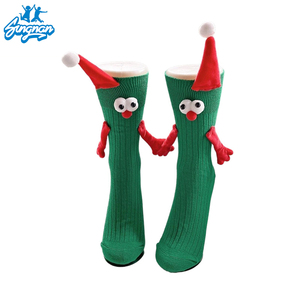 Lông cừu ấm cúng lót Vớ giáng sinh cho người lớn-Lót Sherpa với họa tiết kẻ sọc/Sọc Lễ Hội-Vớ Xmas mùa đông ấm áp - Product Image 5