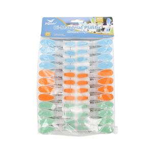 Pinces à <span class=keywords><strong>linge</strong></span> multifonctionnelles en plastique, clips robustes, pinces à <span class=keywords><strong>linge</strong></span> résistantes au vent, pinces à <span class=keywords><strong>linge</strong></span> en plastique avec poignée en caoutchouc souple - Product Image 6