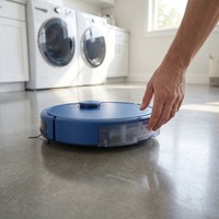 Aspirateur de voiture intelligent avec fonction de lavage, silencieux, nettoyage humide/sec, contrôlé par application, robot écologique pour utilisation en voiture