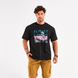 T-shirt oversize vintage à épaules tombantes en gros, impression numérique de haute qualité, 100% coton, nouveau style streetwear - Product Image 1