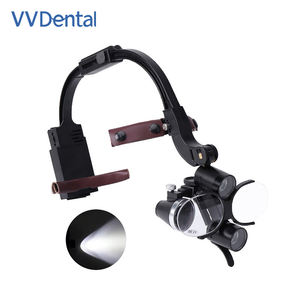 신경 외과 2.5X-3.5X 무선 LED 치과 용 루페 (금속 프레임 전기 마그네틱 헤드 라이트 포함) - Product Image 1