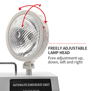 Beste Kwaliteit XJW-01A-1 Oplaadbare Led Nooduitgangslicht 2*3W Smd Wit Lithium Ce Goedgekeurd 2*3W Led Noodspotlicht - Product Image 5