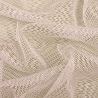 Tissu en maille épaisse tissé Dobby 100 % soie de mûrier de type E, filet transparent de qualité supérieure avec œillets pour robes de mariée et voiles