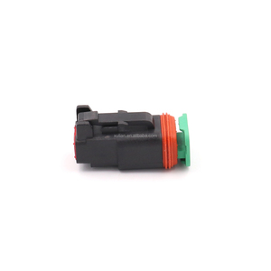 ขั้วต่อรถยนต์แบบกันน้ำ PA66 สีดำแบบกำหนดเอง 2 ขา ตัวเมีย ยี่ห้อ Car Sensor Plug รุ่น <span class=keywords><strong>DT06</strong></span>-<span class=keywords><strong>2S</strong></span>-<span class=keywords><strong>CE06</strong></span> - Product Image 6