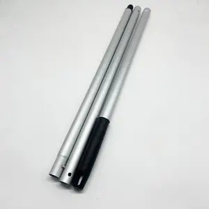 廉价定制铝管伸缩杆，带弹簧按钮1.2米管，用于中国工厂的扫帚手柄