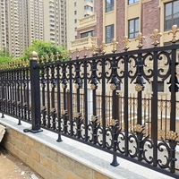 Nouvelle conception populaire Panneaux de clôture en acier galvanisé de jardin Clôture ornementale en métal en aluminium