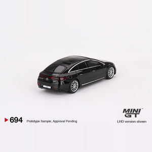 Modellino <span class=keywords><strong>Auto</strong></span> Mini GT 1/64 <span class=keywords><strong>Mercedes</strong></span> EQS 580 4MATIC Nero in Plastica ABS # 694 Giocattoli in Stock - Product Image 2