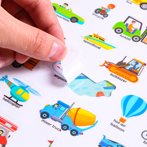 Thạch Tái Sử Dụng Đầy Màu Sắc Phát Hành Dễ Thương Trẻ Em Sticker Cuốn Sách Ma Thuật Màu Trẻ Em Phát Hành Hoạt Động Tái Sử Dụng Sticker Cuốn Sách - Product Image 5