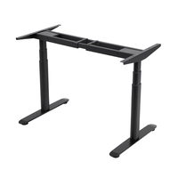 Cadre de table électrique à hauteur réglable à double moteur, fabriqué en Chine, cadre noir 2CF3, pour bureau à domicile