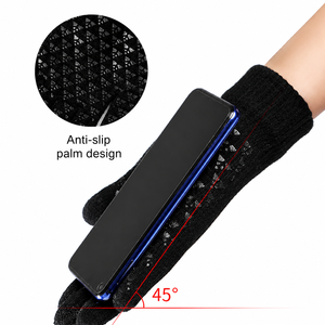 Gants tricotés imperméables, chauds et respirants pour le ski d'hiver, compatibles écran tactile, anti-gel et anti-fuite pour le cyclisme et les activités de plein air - Product Image 4
