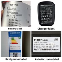 Étiquettes de produit électroniques personnalisées Différents types d'autocollants ronds imperméables auto-adhésifs Papier d'étiquettes pour cadeaux et artisanat