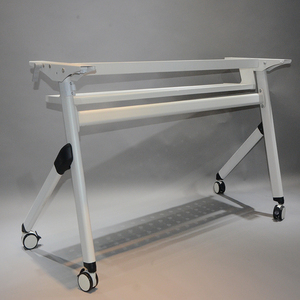 Conference Meeting School Training Folding Table Steel Metal Leg
