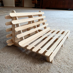 Bon marché Canapé-<span class=keywords><strong>lit</strong></span> 2 places convertible en tissu moderne Canapé-<span class=keywords><strong>lit</strong></span> pliant pour le salon - Product Image 2