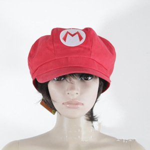 Chapeau octogonal en coton brodé, accessoire de mode cosplay inspiré du film d'animation Super <span class=keywords><strong>Mario</strong></span> Bros. - Product Image 4