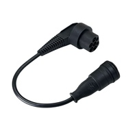 Adaptateur EV 16A Type 2 Plug to Schuko Socket Electrical Car Connector Adaptador Mennekes Type 2 - Schuko/ CE