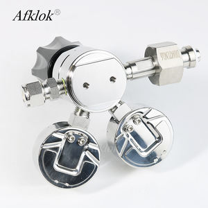 Regolatore di pressione monostadio per azoto elio 600psi ingresso/160psi sbocco in acciaio inox 316L regolabile per propano Argon - Product Image 4