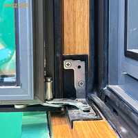 Fenêtre à battant et à bascule en PVC anti-insectes intégrée, approuvée CSA, pour jardin et villa
