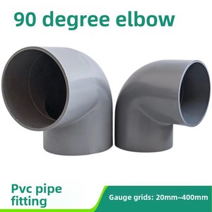 Raccords de tuyaux d'alimentation en <span class=keywords><strong>eau</strong></span> d'irrigation en PVC personnalisés 20 25 32 avec surface lisse Coude à 90 degrés Technique Coulée - Product Image 3