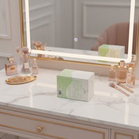 Lampes de table en carton blanc sur mesure avec élastique et boîtes d'emballage mat à double insertion pour parfums, disponibles en différentes tailles