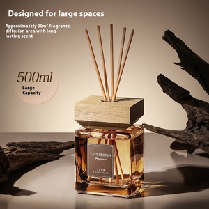 Difusor de Aromaterapia Oriental Charm de 500 ml, sin Alcohol, de Gran Capacidad, de Vidrio Sostenible, para Interiores, Hogar, Hotel, Sala de Estar - Product Image 1