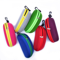 Fabricant Vente en gros Boîte à coque rigide Sac à lunettes de sport Eva Lunettes de soleil portables Nouvel étui à lunettes de transport à fermeture éclair