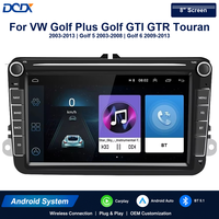 Radio Mobil Stereo GPS WiFi BT FM Multimedia Player Android 9.1 2 Din 8 Inch untuk VW Passat Polo Golf 5 6