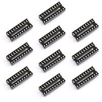 Conectores de Sockets IC de 6, 8, 14, 16, 18, 20, 24, 28, 32 y 40 Pines, Socket DIP, DIP6, DIP8, DIP14, DIP16, DIP18, DIP20, DIP24