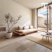 Massivholzmöbel Neues Sofa-Bett im Chinesischen Stil aus Kiefer für Zuhause & Hotels Natürlicher Holzstuhl & Balkonsitz für Wohnzimmernutzung