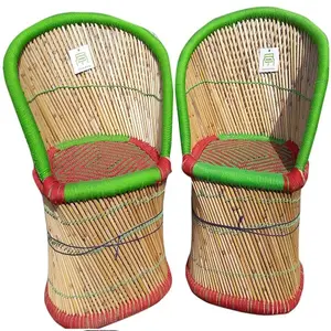 % 100% organik bambu kamışı çok fonksiyonlu geleneksel moda rattan hasır dokuma ucuz ev teras mobilya büyük açık sandalye