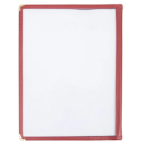 Protège-menu 6 pages en PU+PVC Café EXPRESS, 12 vues, coins noirs et dorés, format A4 (11"x8.5") – De Yimi Suppliers