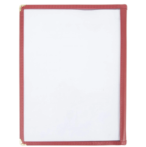 Cafe EXPRESS Couverture de menu à six panneaux 12 vues Coins noirs et dorés 11 "x 8.5" Format A4 des fournisseurs Yimi - Product Image 4