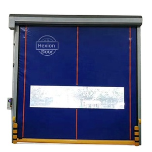 Puertas Seccionales de <span class=keywords><strong>PVC</strong></span> y Persianas Enrollables de Reparación Automática, Diseño Moderno, Puertas Exteriores de Alta Velocidad para Almacenes - Product Image 1
