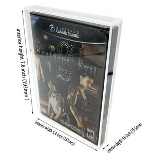 Jihong กล่องเกมอะคริลิกันรังสียูวี,เคสแข็งสำหรับ DVD XBOX Wii <span class=keywords><strong>PS2</strong></span> Video - Product Image 1