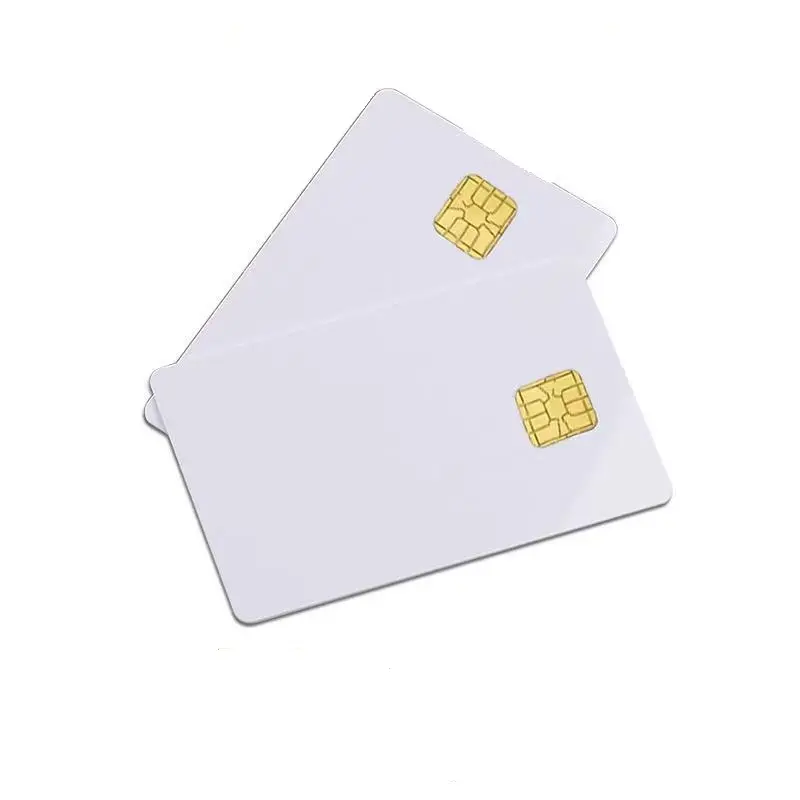 Tarjeta de Crédito de tamaño SLE4442 SLE5542 SLE5528, Chip en blanco RFID, contacto, tarjeta IC inteligente para tarjetas de pago