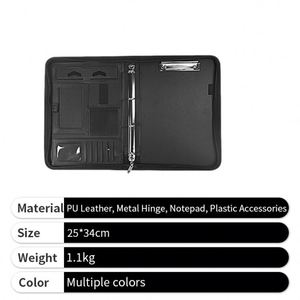 2025 Multifunction <b>File</b> Expanding <b>A4</b> Pu Leather Promotion Office Folder for Document - Product Image 4