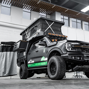 Camping-car pour <span class=keywords><strong>camion</strong></span>, caravane pop-up en fibre de verre ou aluminium, 2 personnes, charge utile de 600 kg, taille personnalisée, adaptable aux <span class=keywords><strong>4x4</strong></span>, en vente - Product Image 2