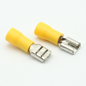 2.8/4.8/6.3mm pirinç yalıtımlı halka maça terminali otomotiv teli sıkma konektörü (22-16 AWG) - Product Image 3