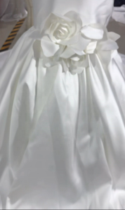 Robe de mariée sirène de luxe en satin 2026, bustier cœur en dentelle, corsage orné de cristaux, motifs floraux 3D, <span class=keywords><strong>grande</strong></span> <span class=keywords><strong>taille</strong></span>, robe de mariée africaine sur mesure - Product Image 5