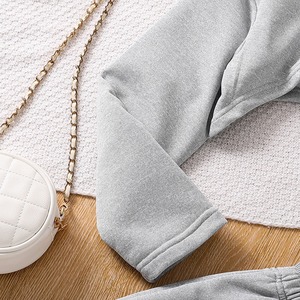 13-16 Years Old Girls Clothing Long-Sleeved Top + <b>Suspender</b> One-Piece Vest + Long Pants Three-Piece Children's Clothing - Product Image 4