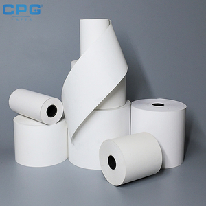 Factory Wholesale High Brightness Smooth Printing Surface 57x40 80x80mm BPA Free Thermal <b>Receipt</b> Paper POS Cash Register Paper - Product Image 1