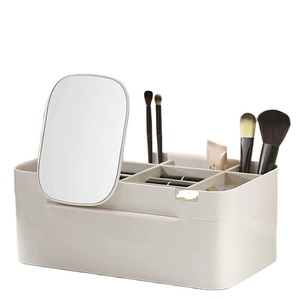 Colorful Medium 2024 Eco-Friendly Modern Desktop Cosmetic Plastic <b>Storage</b> <b>Box</b> <b>Drawer</b> Injection-Molded Rectangle 28.5x17.5x12.5cm - Product Image 1