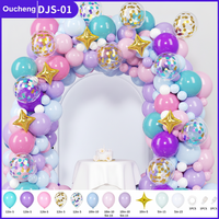Eisblauer Latex-Ballon-Girlanden-Set Schneeflocken-Thema Langlebige Umweltfreundliche Geburtstags-Party Feiertagsdekoration Bogen-Set Babyparty