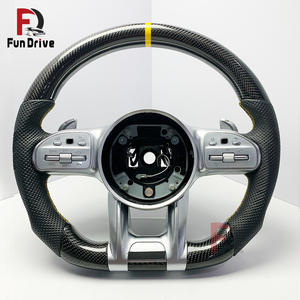 อัพเกรดรถ <span class=keywords><strong>Mercedes</strong></span> Benz <span class=keywords><strong>Amg</strong></span> C300 G63 C43 <span class=keywords><strong>C63</strong></span>คลาส C W201 W204 W203 W205 W206 W209พวงมาลัยคาร์บอนไฟเบอร์ - Product Image 2