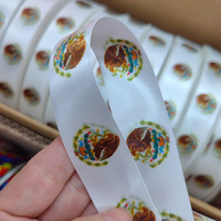 Ruban en satin de 7/8 pouces pour la sensibilisation à l'autisme, avec logo, ruban écologique, vente en gros